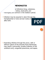 Sepsis and Meningitis