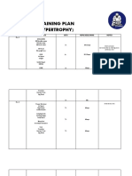 GSL Fitness Training Plan (Legendary Hypertrophy) : DAY Workouts Sets Reps/Secs/Mins Notes