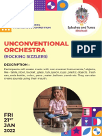 Unconventional Orchestra: FRI 21 JAN