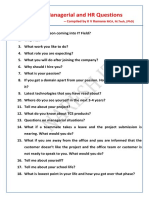 02. Managerial and HR Questions
