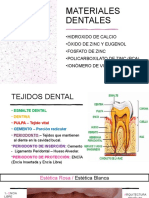 Materiales Dentales Hidroxido de Calcio