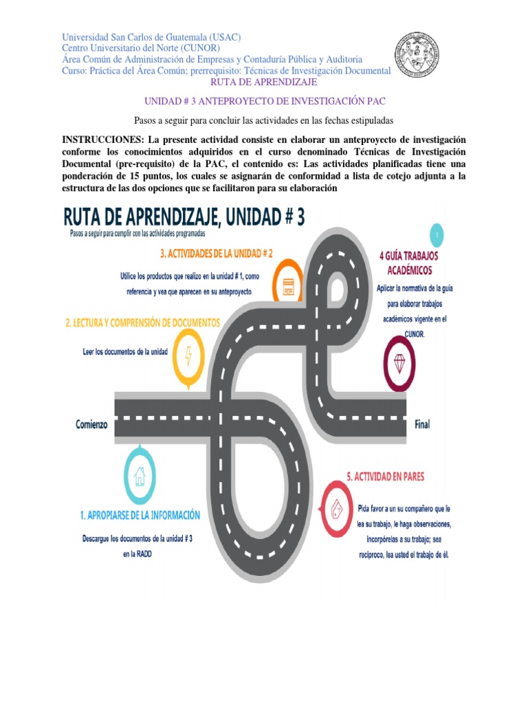 Ruta de Aprendizaje Unidad # 3 | PDF | Negocios