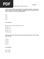 Wipro Aptitude Questions With Answers: A) 50 B) 100 C) 120 D) 200