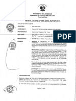 Tribunal de Disciplina Policial Resolucion #055-2018