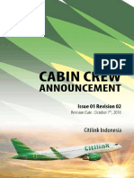 Anouncement Fa Citilink Indonesia