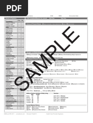 Clinic History and Physical MedicalTemplate