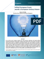 WP21 European Unitary Patent