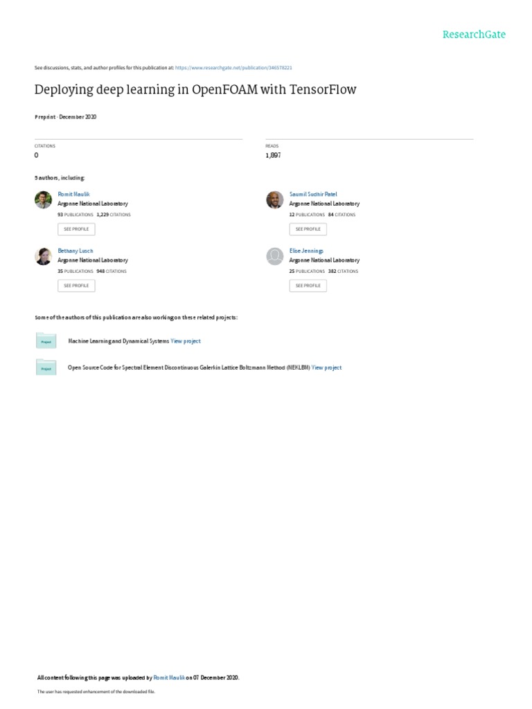 Main PDF Computational Fluid Dynamics Deep Learning