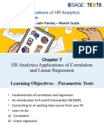 HR Analytics Applications of Correlation and Linear Regression