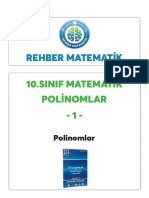 01 Polinomlar Rehber Matematik 10 SINIF