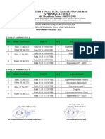 Jadwal UAS S1 KEPERAWATAN TA 2020-21 GENAP TK 2