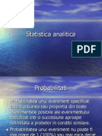 Statistica analitica