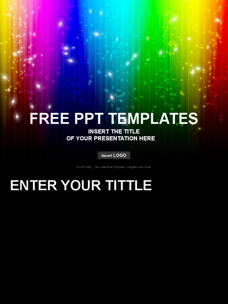 Rainbow Abstract PowerPoint Templates Standard | PDF | Computers