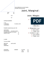 Counting of Probabilites