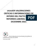 Dossier Valoraciones Pacto Reforma Laboral