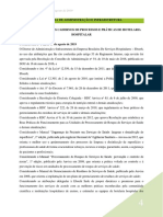 Portaria-SEI #142, de 09 de Agosto de 2019 - Cadernos de Processos e Práticas em Hotelaria Hospitalar