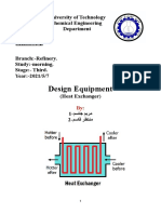 Heat Exchanger Design 