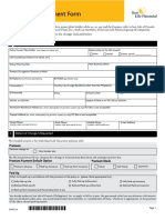 Financial Amendment Form: 1 General Information