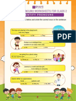 Pronoun Worksheet For Class 2 1