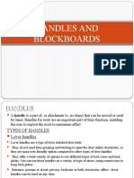 Handles and Blockboards