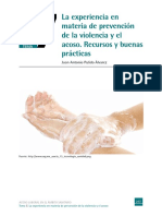 La Experiencia en Materia de Prevención de La Violencia y El Acoso. Recursos y Buenas Prácticas