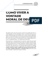 Aula 6 - COMO VIVER A VONTADE MORAL DE DEUS