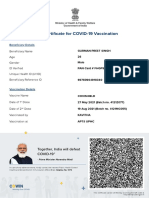 Covid Final Certificate Gps