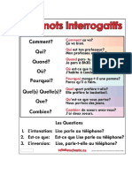 LES MOTS INERROGATIFS