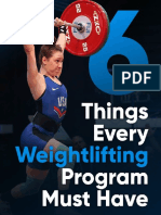 1 - 6 Things Every Weightlifting Program Must Have