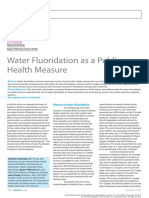 Water Fluoridation As A Public Health Measure