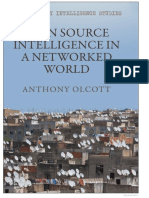 Open Source Intelligence in A Networked World by Anthony Olcott