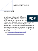 Prof. Picco - Corso Di Ingegneria Del Software - Facoltà Di Ingegneria Del Politecnico Di Milano - Linguaggi Di Programmazione (ITA)