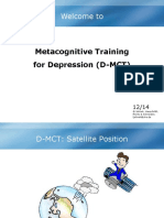Welcome To: Metacognitive Training For Depression (D-MCT)