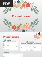 Present Simple - Present Progressive - Stative Verbs