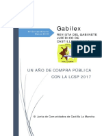 Gabilex: Un Año de Compra Pública Con La LCSP 2017