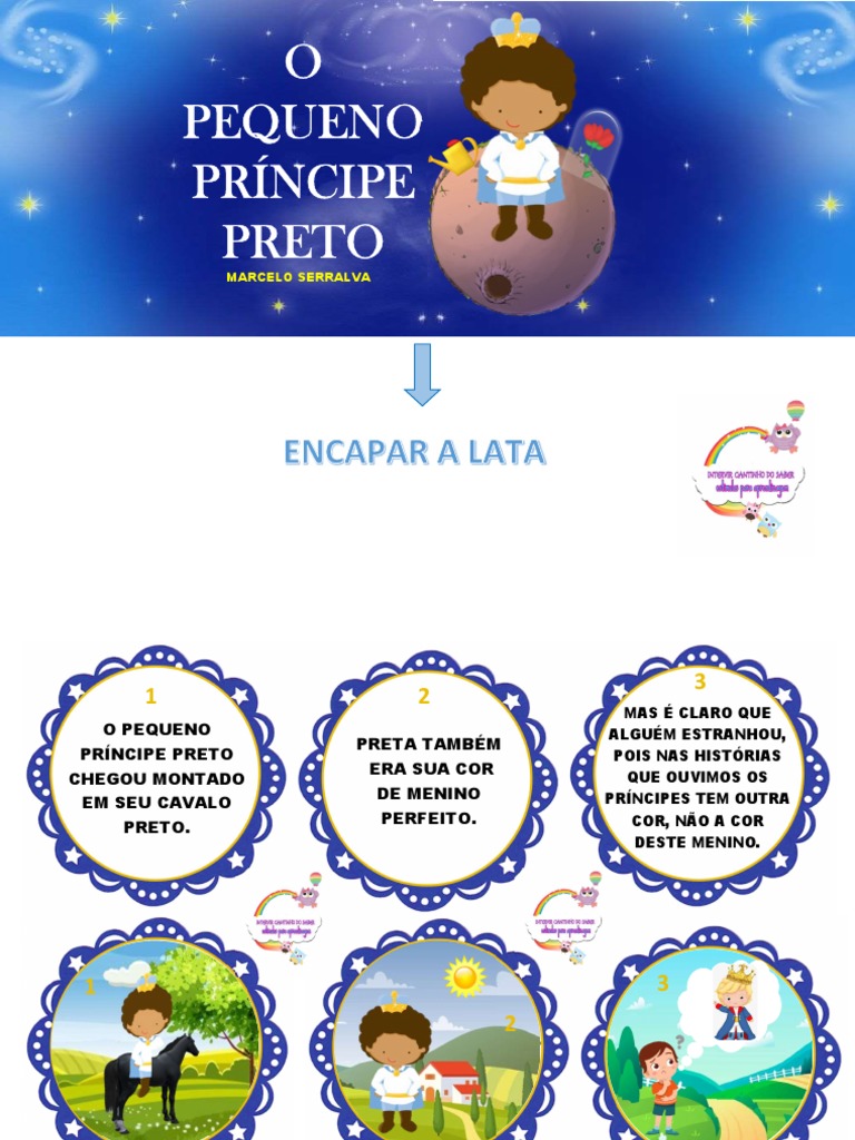 O Pequeno Príncipe Preto (História Na Lata) | PDF