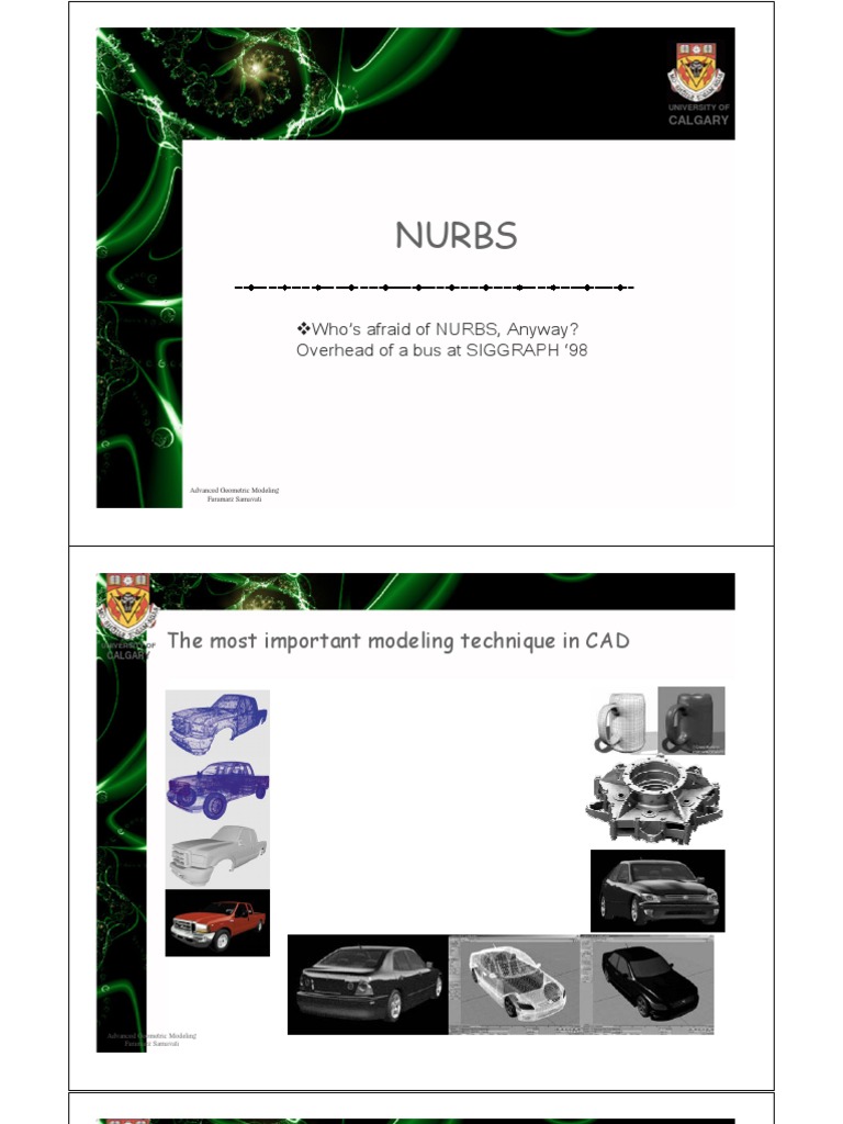 Advanced NURBS and Geometric Modeling | PDF | Linear Algebra | Space