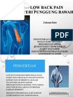 Low Back Pain (Nyeri Punggung Bawah) : Zakaun Rais