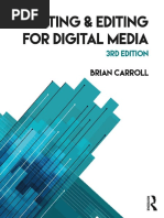 Writing and Editing For Digital - Carroll, Brian