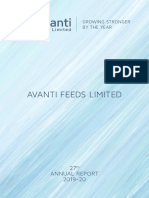 Avanti Feeds LTD Annual Report FY 2019-20