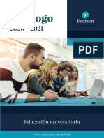 Catálogo universitario Pearson 2020-2021