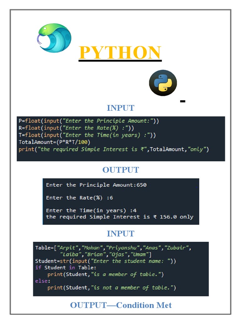 Python Main | PDF