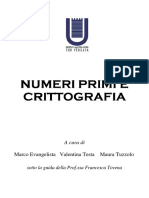 Crittografia e Numeri Primi
