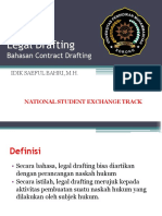 Legal Drafting - Materi Umum Contract Drafting (Idik Saeful Bahri)