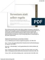 Anuschek, Verweisen Statt Selber Regeln (Foliensatz Mit Notizen Zum Vortrag, 2011-05)