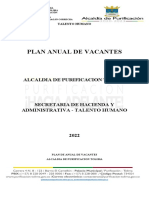 Plan Anual de Vacantes 2022