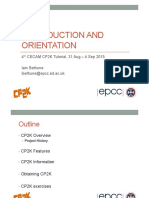 CP2K: Introduction and Orientation: 4 CECAM CP2K Tutorial, 31 Aug - 4 Sep 2015 Iain Bethune Ibethune@epcc - Ed.ac - Uk
