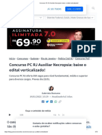 Concurso PC RJ Auxiliar Necropsia_ baixe o edital verticalizado!