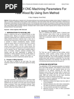 Prediction of CNC Machining Parameters For Teak Wood by Using SVM Method 1