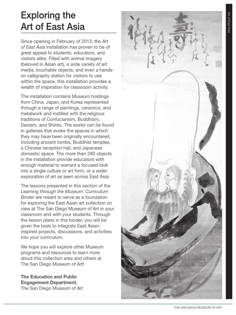 Art of East Asia How To Guide Spring 2014 PDF Shape Collage